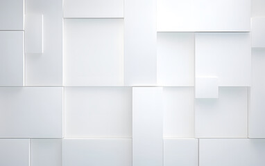 abstract 3d modern square background. white and grey geometric pattern texture