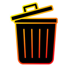 Sticker - Dustbin Icon