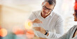 © Valerie M/peopleimages.com - Mockup, teamwork or man talking to woman in meeting to explain a strategy or speaking of ideas. Bokeh space, leader or startup manager consulting for teaching, coaching or helping in business advice