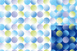 Pattern swatch, CS6, Polka dots made of polka dots. (Gradation, Regular)(Two types are included: one with a white ground color and one without a ground color)