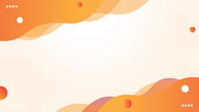 Abstract Colorful Orange Curve Background
