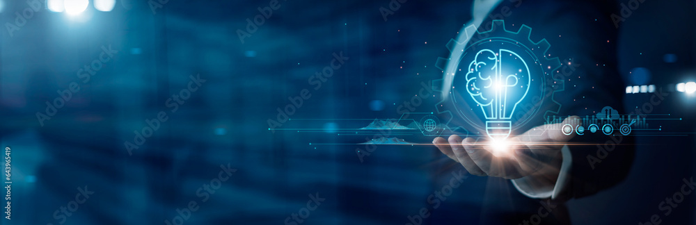 Creativity, Inspiration and new idea of growth for business with Smart ...