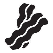 Bacon Glyph Icon