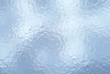 Ice Crystal, Light Blue Background With Glass Effect Vector Illustration For Prints, Cmyk Color Mode.