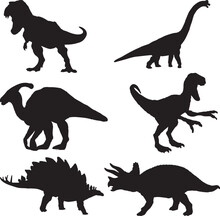 Dinosaurs Bundle Cutfile, Cricut ,silhouette, SVG, EPS, JPEG, PNG, Vector, Digital File, Zip Folder