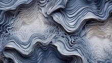 Giant Clam Texture Macro. Beautiful Sea Shell Textured Close-up..