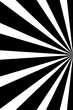 Retro sunburst vector background. Grunge design element. Black and white backdrop.