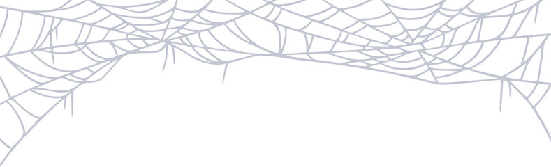 Wall Mural - Spider web for cards and background for Halloween october holidays