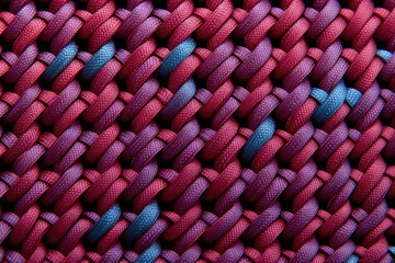 Intricate Patterns Unveiled: A Close-Up Exploration of Woven Nylon Webbing