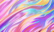 © Purple_Lamp - Abstract liquid wave wallpaper. Creative holographic banner. Created with AI tools
