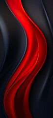 Wall Mural - Red and black silk background for iPhone made with Ai generative technology