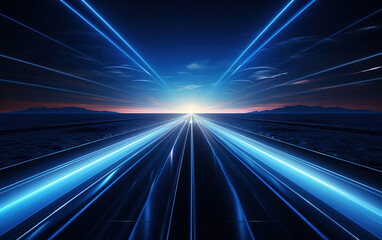 Wall Mural - Radial light background,created with generative ai tecnology.