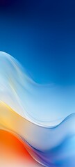 Wall Mural - Wave abstract background for iPhone made with Ai generative technology
