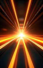 Canvas Print - Radial light background,created with generative ai tecnology.