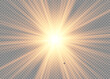 © Liza - Vector transparent sunlight special lens flash light effect. Sun lens flash. Element of decor.