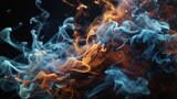 Fototapeta  - A colourful smoke of abstract background