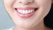 © pinkrabbit - Dental Care. close up mouse Beautiful asian Woman Healthy Smile young Female Smile show beautiful of teeth, confident in orthodontics