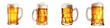 © DigitalParadise - Beer Stein clipart collection, vector, icons isolated on transparent background