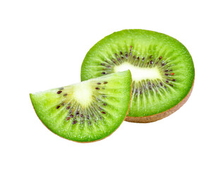 Wall Mural - slices of kiwi transparent png