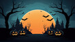 © Uwe - minimalist halloween illustration