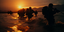 Marine Corps Amphibious Assault Training Together