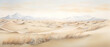Pastelowe tło - krajobraz pustynny. Nienasycony obraz pustyni, piasku