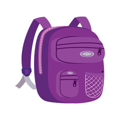 Poster - back to school backpack icon