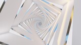 Fototapeta Przestrzenne - Abstract architecture background geometric shapes in design interior 3d render