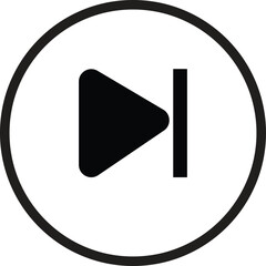 Media player icons. Music, interface, design media player buttons collection. Vector .Play, pause, replay, previous, and next track icon