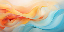 Abstract Paint Texture Background, Pattern Like Color Fabric Waves