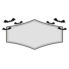 Wall Mural - Halloween Banner Frame