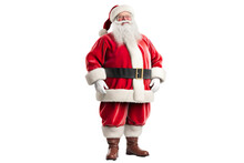 3d Rendered Santa Claus Hyper-realistic, Isolated On A White Background PNG