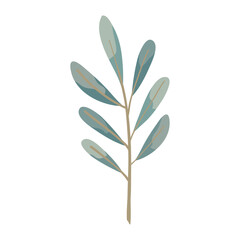 Sticker - leaves branch icon