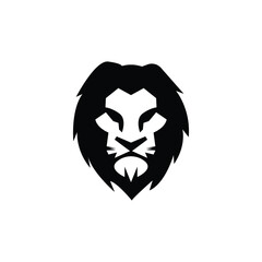 Canvas Print - Lion head logo icon