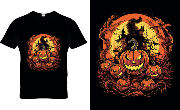 Halloween T-Shirt Design,Thanksgiving T'shirt design,Ready for print,Black cat Pumpkin,Halloween pumpkin t=shirt design vector, 9