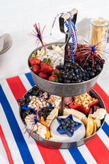 Wall Mural - July 4th Charcuterie board