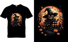 Halloween T-Shirt Design,Thanksgiving T'shirt Design,Ready For Print,Black Cat Pumpkin,Halloween Pumpkin T=shirt Design Vector, 15