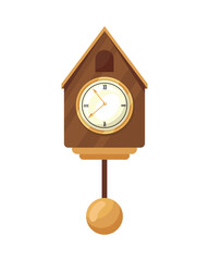 Poster - golden watch cuckoo icon