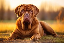 Dogue De Bordeaux Dog - Portraits Of AKC Approved Canine Breeds
