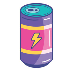 Sticker - nineties pop art style soda