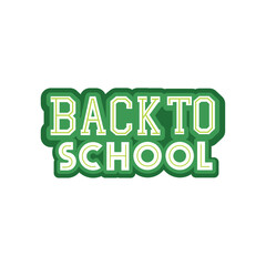 Canvas Print - back to school badge