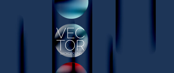 Dynamic bright colorful geometric elements with fluid gradients, lights, shadows blend in a minimal backdrop, creating captivating composition