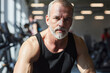 © Westend61 - Mature man with beard in health club