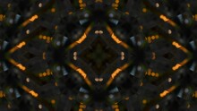 Abstract Kaleidoscopic Background, Computer Generated Kaleidoscope Pattern
