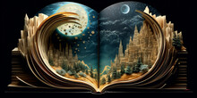 The Magical World Of Books. Knowledge And Exciting Adventures.