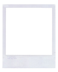 Instax Photo Polaroid Film Frame Overlays. Isolated PNG Textures.