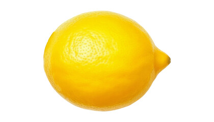 lemon isolated on transparent background cutout