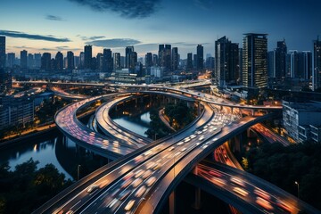 Wall Mural - Elevated Express Highway