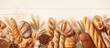 © HN Works - Newly opened bakery isolated pastel background Copy space