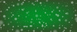 Snow green background. Christmas snowy winter design. White falling snowflakes. snowfall texture decoration. Vector illustration